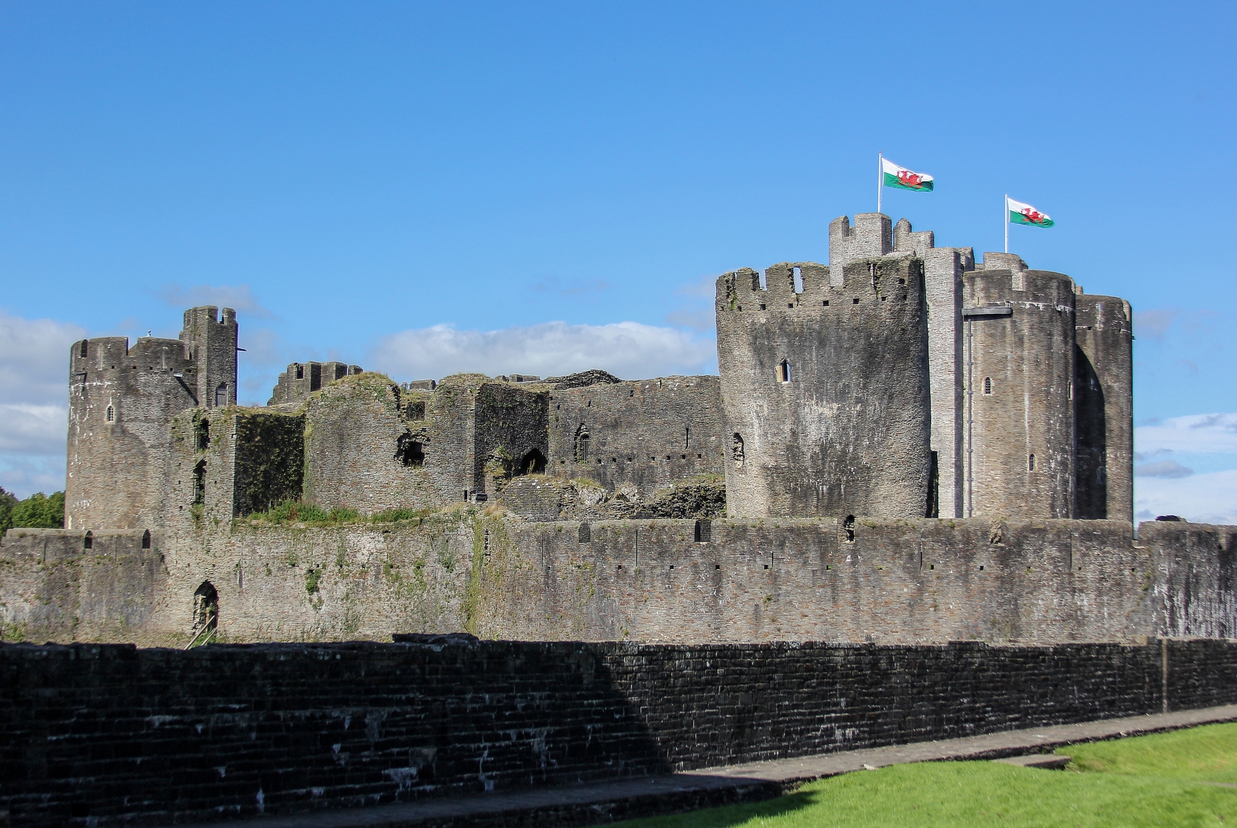Caerphilly Castle, Caerphilly, Wales